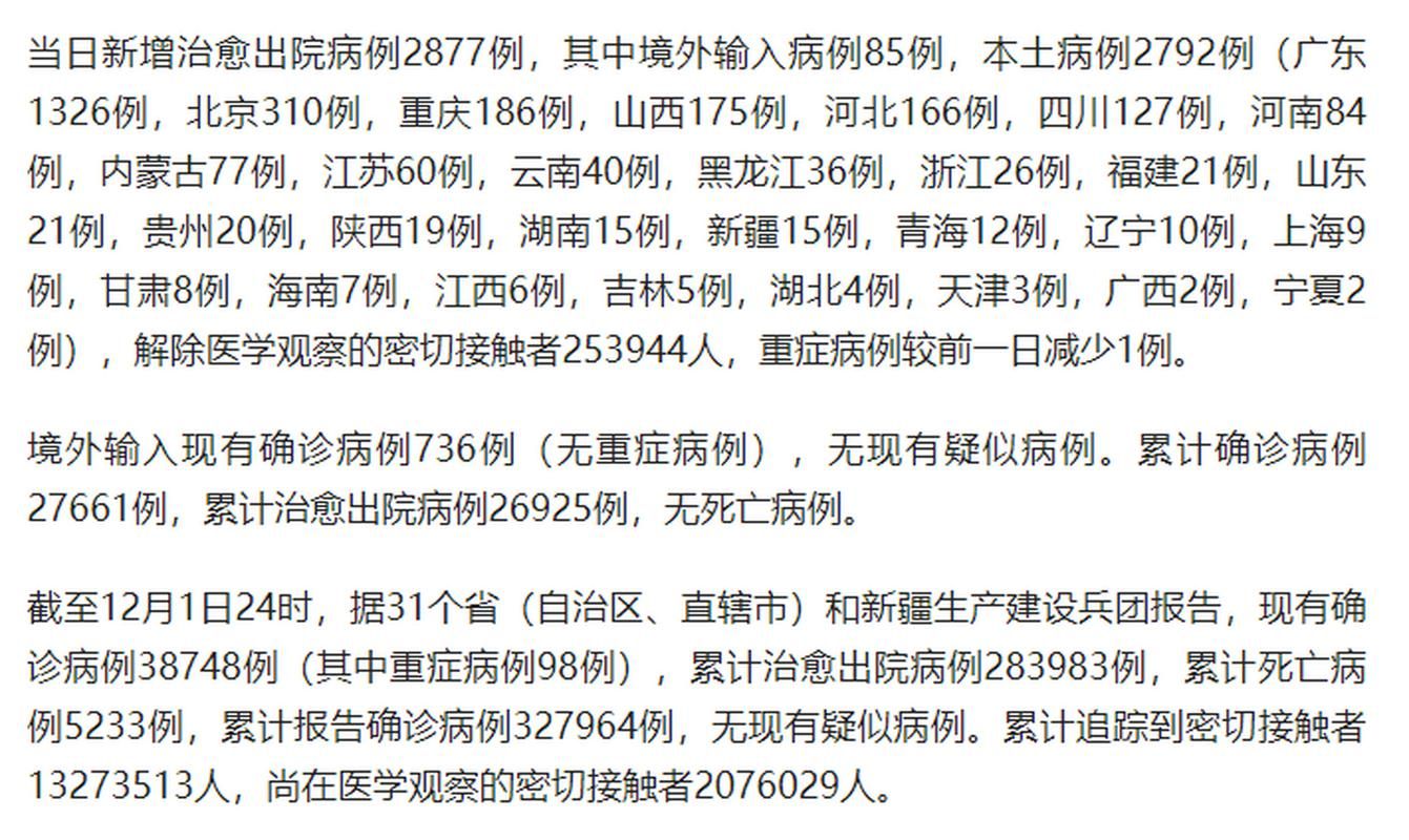  4地近3天新增9例本土确诊:昨日31省新增本土确