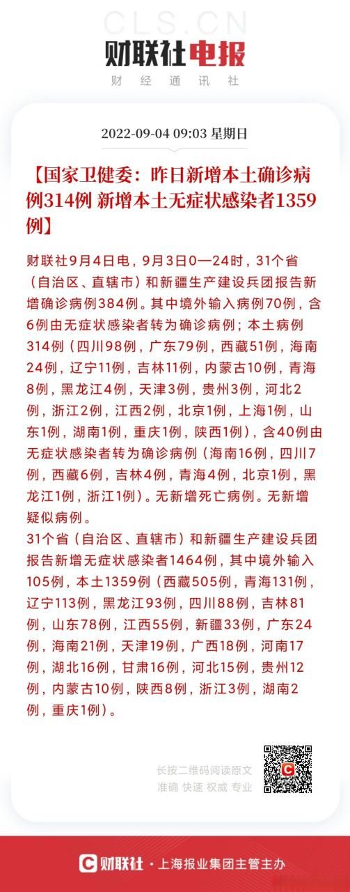 全国新增14例本土确诊涉15省市/全国新增确诊1459例