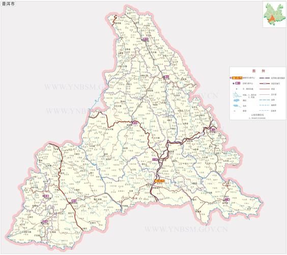 云南省普洱市景东彝族自治县新增疫情关注/普洱市景东县地图全图高清版