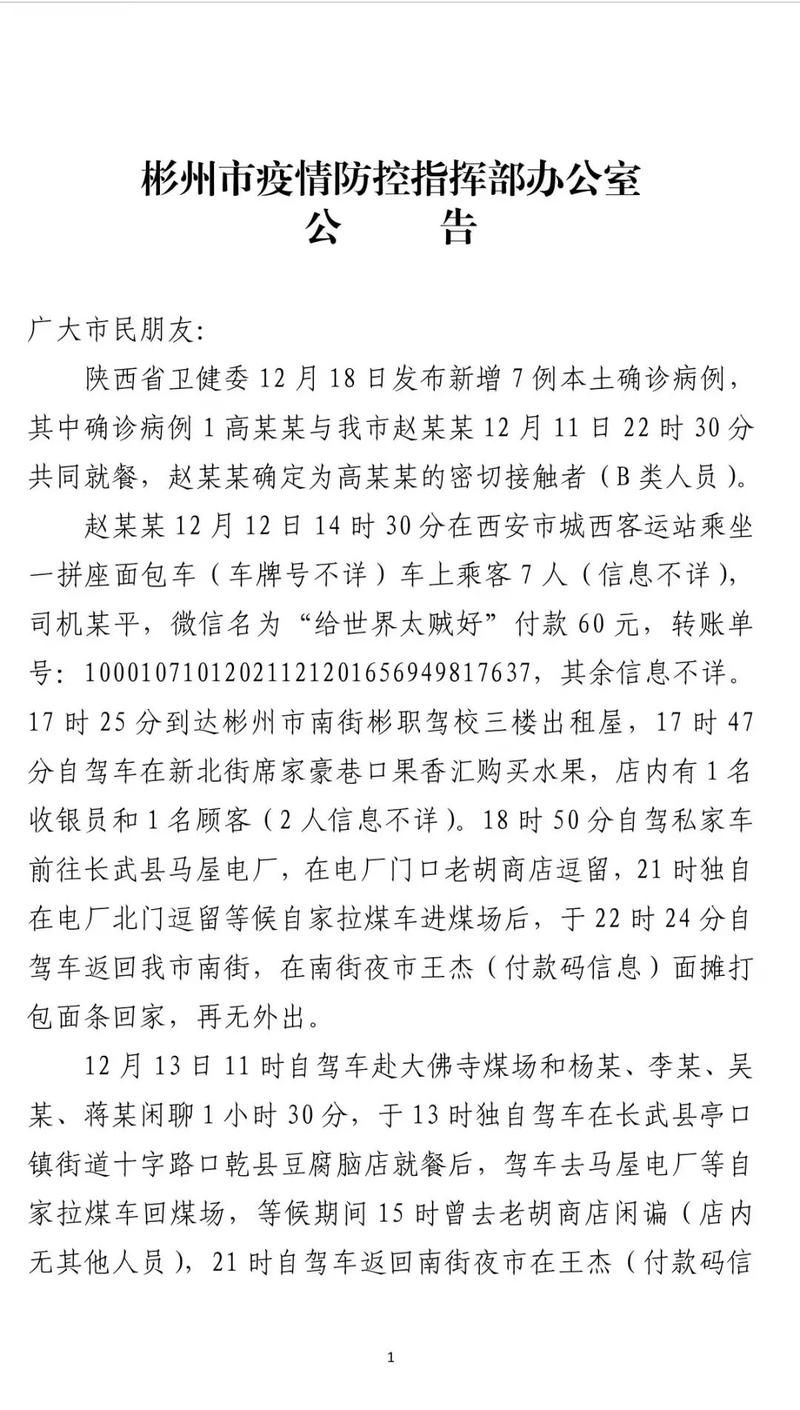 彬州市发现1名密接者!_彬州市最近出现的大事