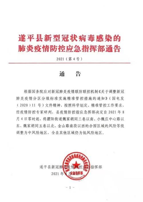 【最新疫情情况通报河南驻马店遂平县,驻马店遂平县疫情等级】
