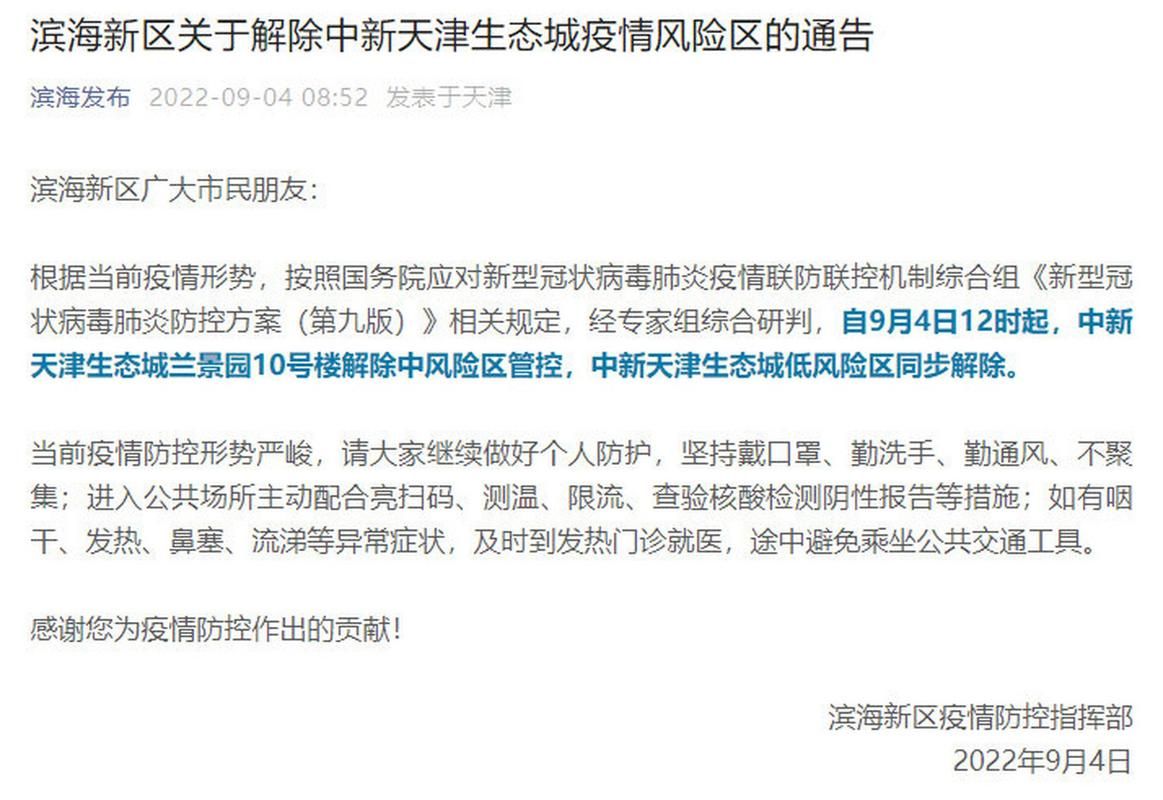 一张图看懂天津滨海新区昨日疫情通报/天津滨海新区疫情病例