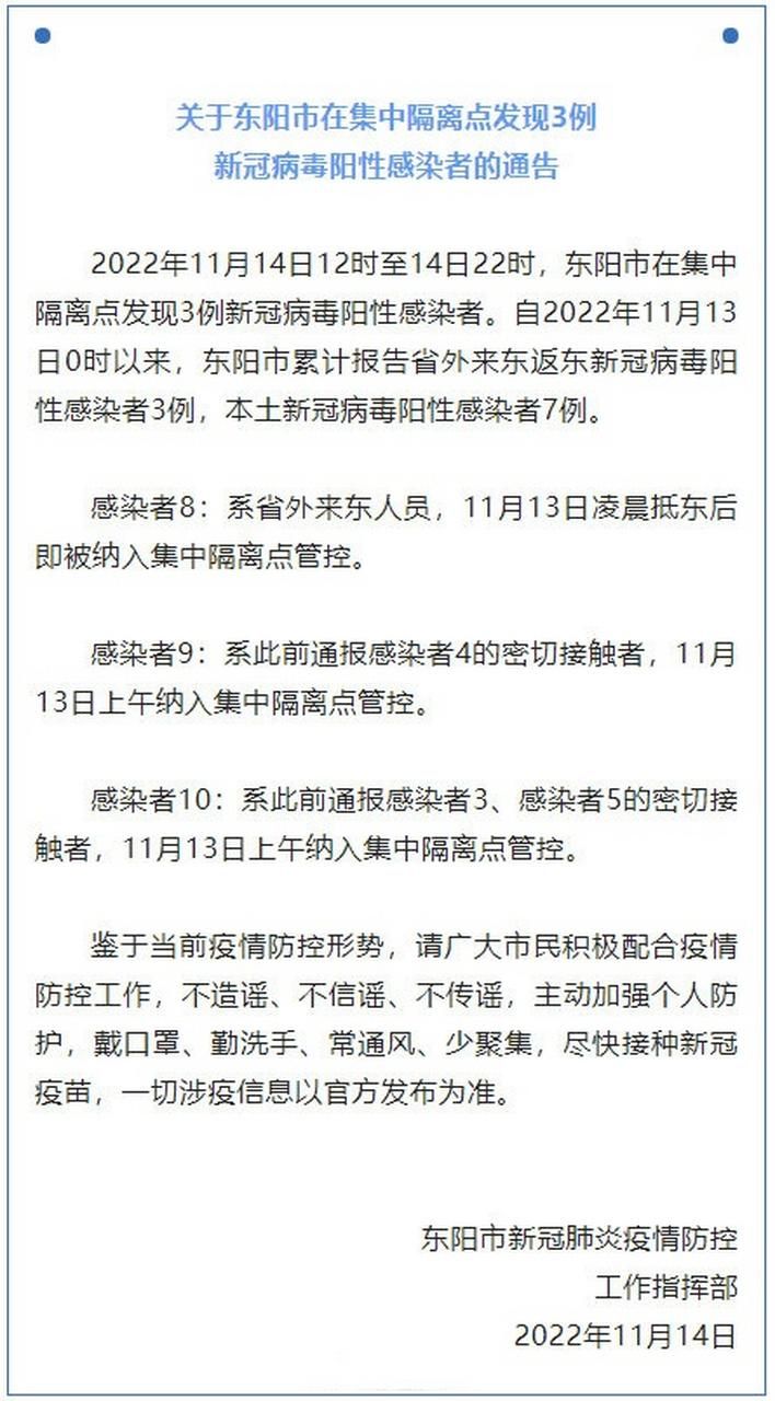 东阳疫情最新消息(东阳疫情最新统计)