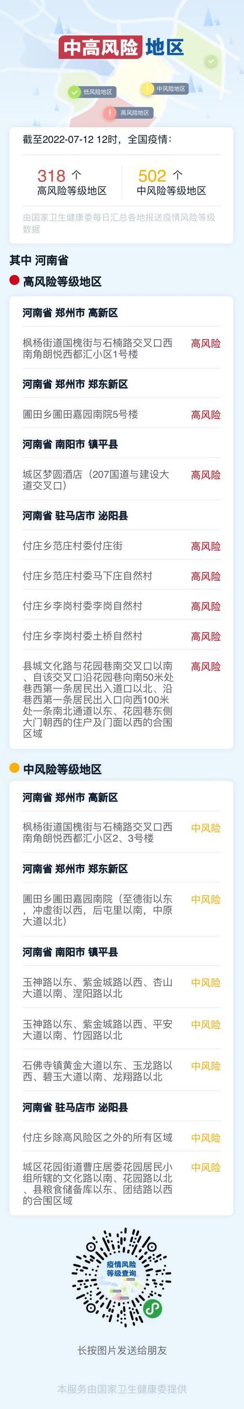  疫情防控中风险地区河南平顶山平顶山城乡一体化示范区:平顶山市示范区疫情防控指挥部公告
