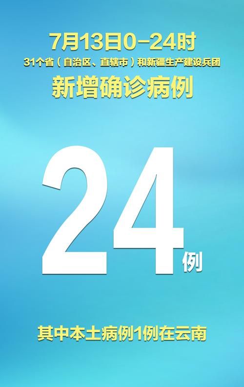 31省市新增本土确诊24例/31省区市新增确诊14例 其中本土9例