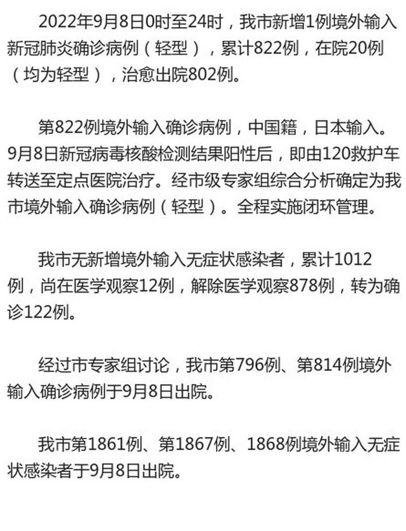6地新增确诊10例均为境外输入(31省区市新增确诊例9例为境外输入)