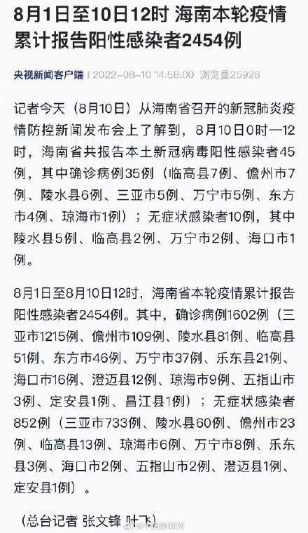 海南省儋州市现有无症状感染者21例/海南儋州最新的新闻