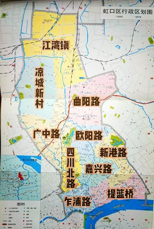  上海虹口区疫情风险地区划分:虹口区全图