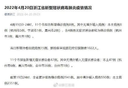 浙江省疫情最新实数据(浙江最新情况)