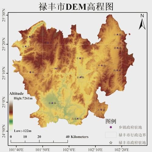 疫情防控中风险地区!云南省楚雄彝族自治州禄丰市_楚雄禄丰市区地图全图