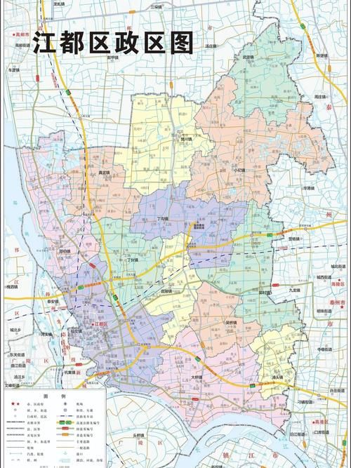 江都区疫情防控中风险地区_江都区地图